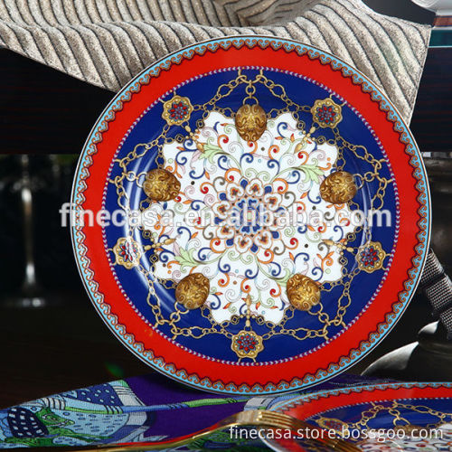 30 Pieces Luxury Fine Bone China Ceram Dinner Set